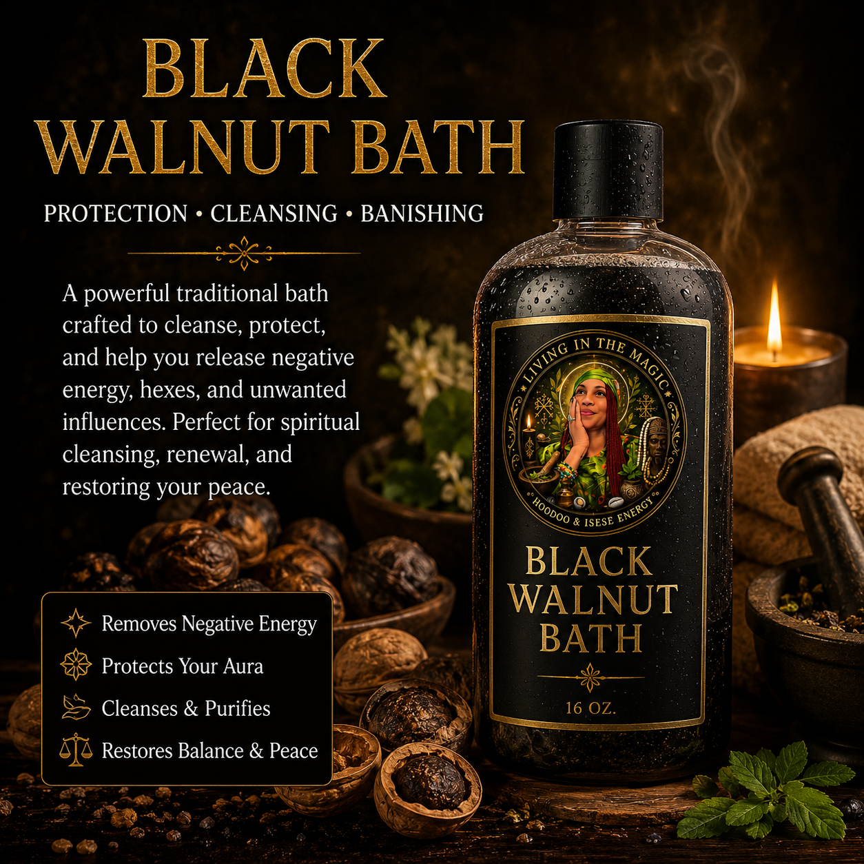 Auntie Yeye Black Walnut Bath