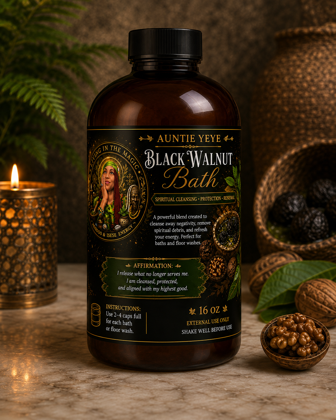 Auntie Yeye Black Walnut Bath