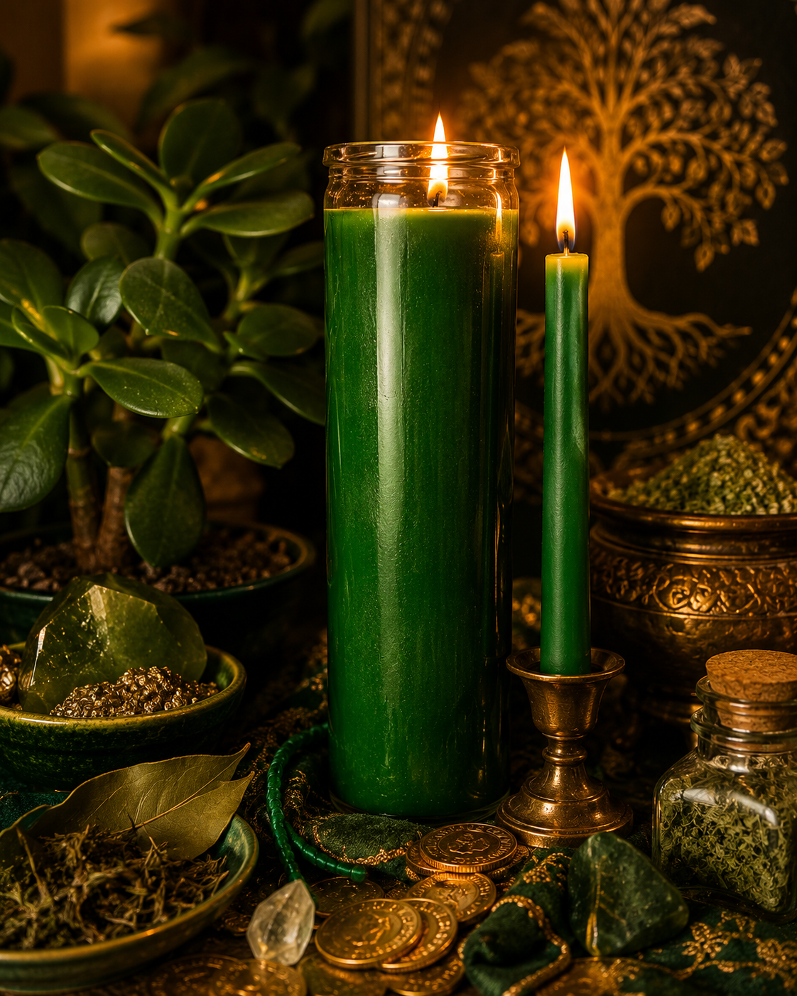 Auntie Yeye Prosperity Candle Work