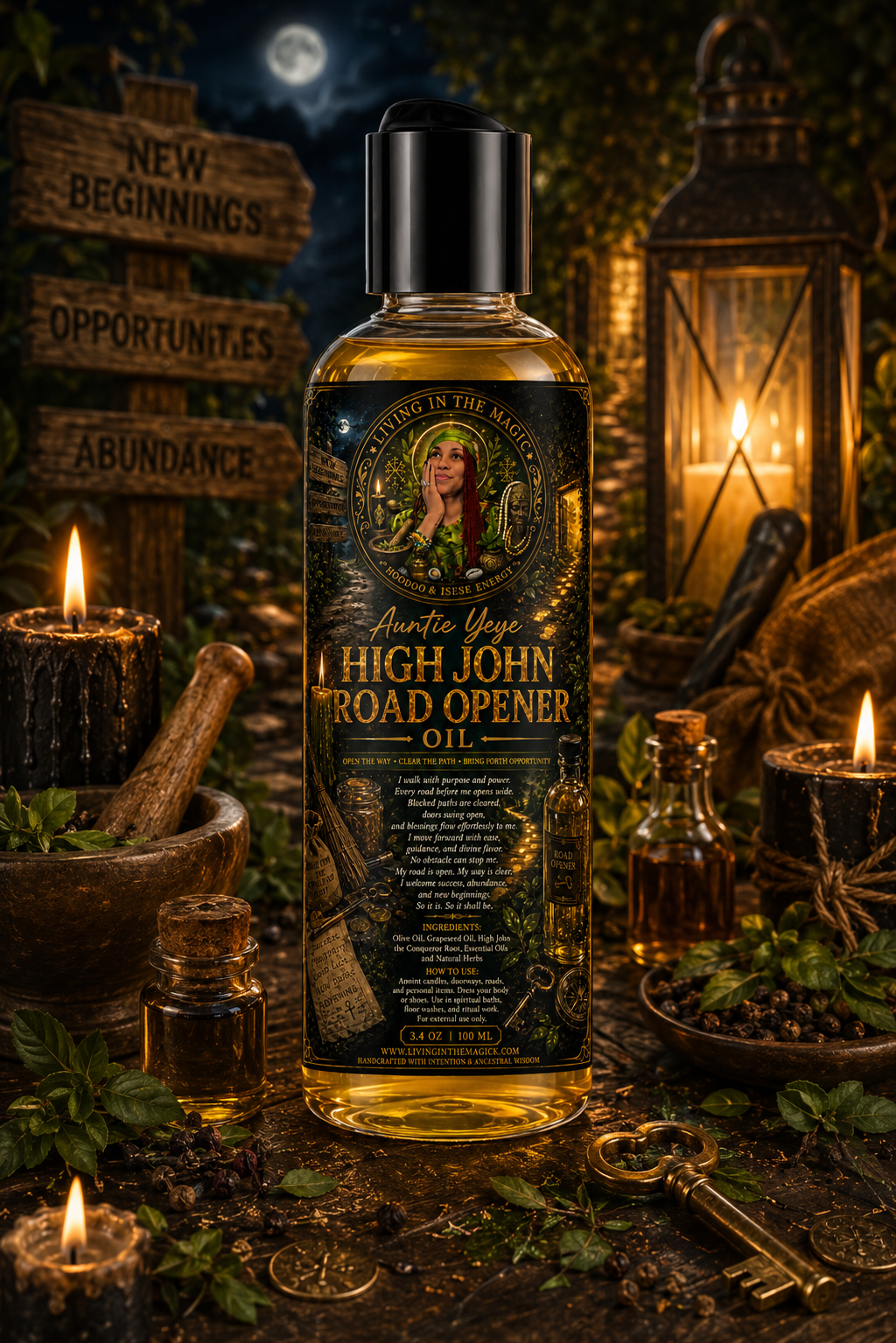 Auntie Yeye High John Road Opener Oil